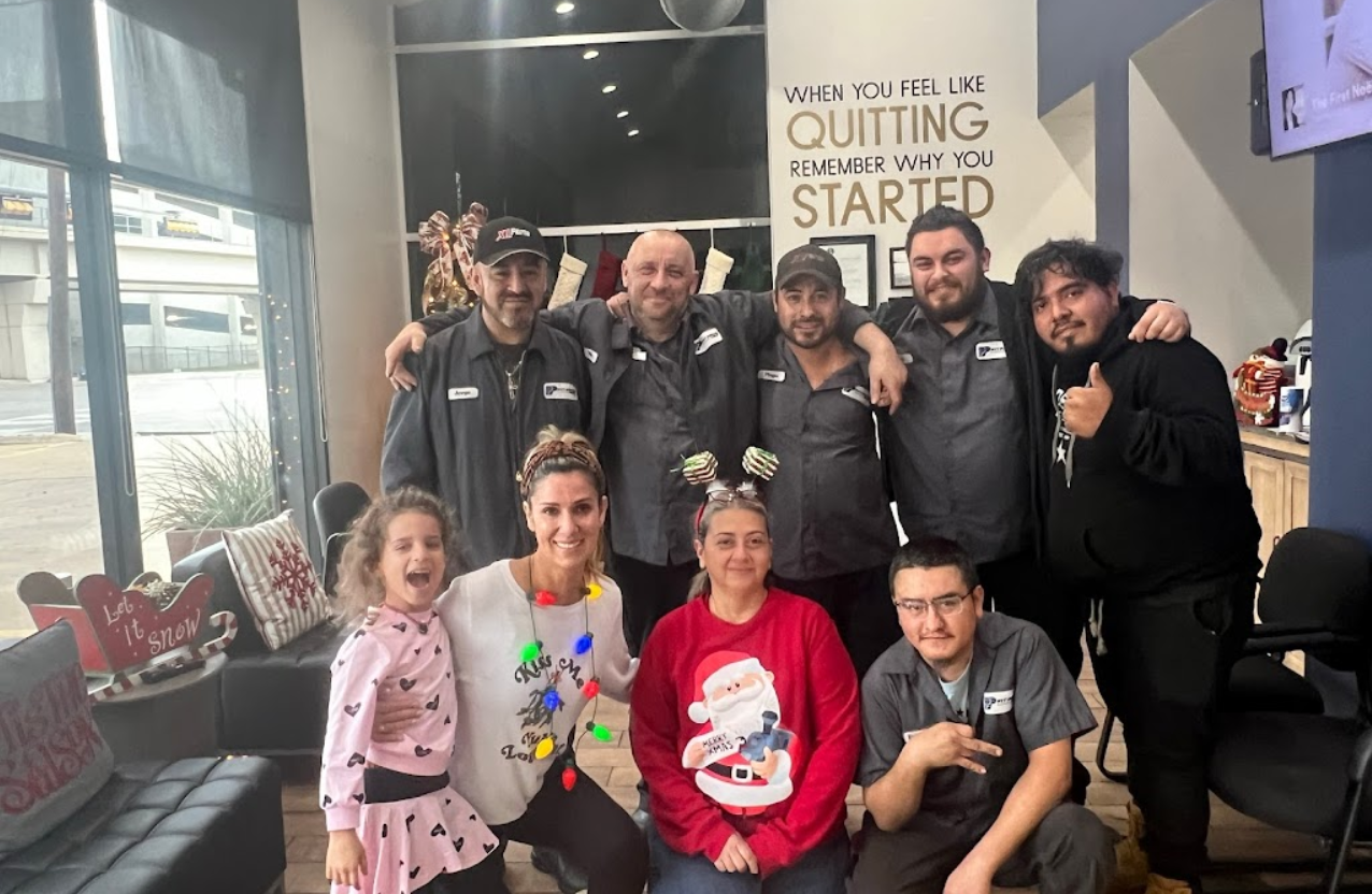 Pit Pros Automotive crew and team members in Dallas auto repair shop